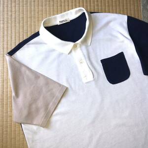 お直し有り　パパスプラス　カノコポロシャツ　サイズ「Ｌ」　日本製　PAPAS＋