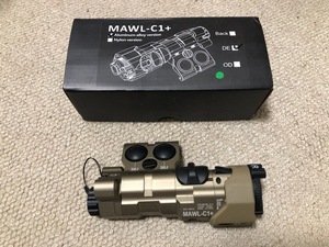 EvolutionGear MAWL Laser Pointer Aluminium Ver. Green Laser m4 416 urg1 mws