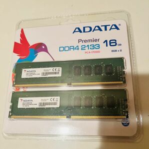 【新品未使用大特価】ADATA デスクトップ用増設メモリ DDR4-2133 PC4-17000 8G×2