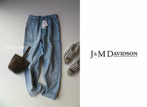 タグ付きJ&M DAVIDSONジェイアンドエムデヴィッドソン*タック入りデニム