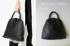 PELLETTERIA VENETAペレッテリアベネタ*ドーム型レザートートバッグ