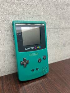 【＃8908】ゲームボーイカラー グリーン 本体 のみ Nintendo GAMEBOY COLOR【通電確認済・ジャンク品】