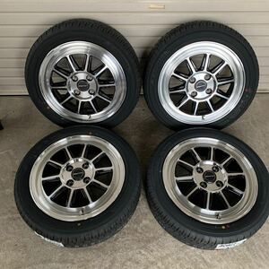 【RX4】 ヨコハマ　エコス◆165/55R15 NBOXワゴンRタントムーヴスペーシアギアキャンパスミライースデリカミニウェイク　4本セット