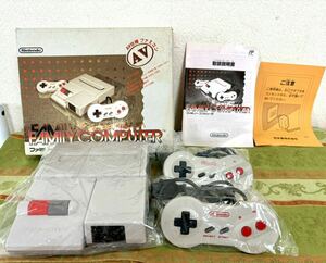 *[ nintendo ]Nintendo Family компьютер AV specification Famicom корпус (HVC-NFF) новый Famicom FC 1993 FAMILY COMPUTER работоспособность не проверялась 