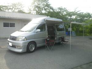  Grand Hiace special equipment car camper 8 person rekbi. Trampo 