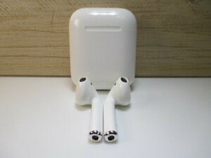 ☆Apple 純正 AirPods エアポッズ 充電ケース(A1602)イヤホン第二(A2031/2032)セット⑧!!