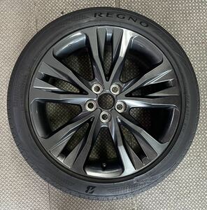 トヨタカローラ純正アルミホイール タイヤ中古セット１本のみ 7.5J17 50mmハブ径54mmΦ BRIDGESTONE REGNO GR-X2 215/45R17 91W