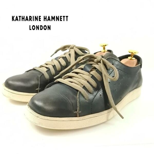 KATHARINE HAMNETT LONDON レザースニーカー 41