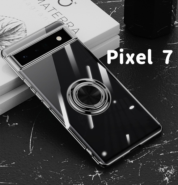 Pixel 7 スケルトン リング スマホケース ブラック (ゆうパケ)