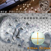 【大人買い】S&T NEW PRECISION BBs ABS弾 0.2g 約5000発_画像3