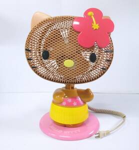  Hello Kitty clip & personal electric fan corporation do cow car 2004 year made DPM-185KD operation verification ending. *HELLO KITTY