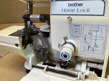 brother ブラザー ロックミシン TE4-223 Home LOCK ホームロック 動作品_画像3