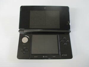  Nintendo 3DS Cosmo black body only simple operation verification ending. *Nintendo 3DS nintendo 