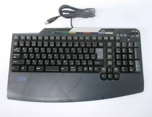IBM キーボード SK-8809 ブラック USBキーボード 通電、簡易動作確認済みです☆