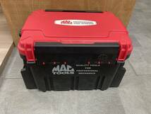 MACTOOLS マックツール 工具箱 携行型 座れる収納BOX 440㎜×293㎜×293㎜ 容量20L 釣り具入れ BM-5000 未使用品_画像2