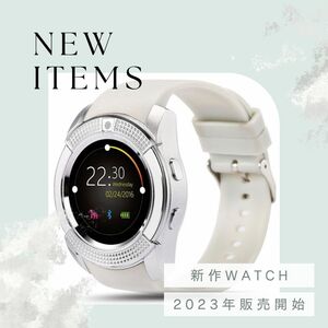  digital wristwatch popular new product smart watch white Bluetooth topic 