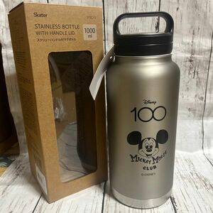 ディズニー★保温 保冷 ステンレス マグボトル1000ml スクリューハンドル付