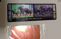 JRA　オリジナル記念品セット　2006年　ポストカード　ブックマーク　液晶画面保護シート　ディープインパクト　タイキシャトル　他_画像4