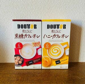 ドトール　ハニーカフェオレ　黒糖カフェオレ　スティック　12本