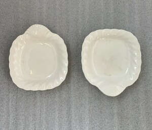A1128→madeleine 401　KKS-JAPAN　小皿　豆皿　２点　和食器　陶磁器　中古　
