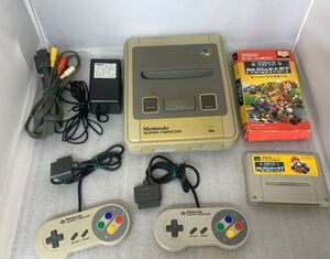 B1033→動作未確認　スーパーファミコン コントローラー 任天堂 SFC AVケーブル Nintendo SUPER FAMICOM 　まとめ　中古　現状品