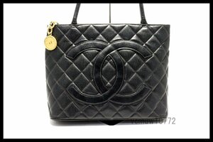 希少美中古■CHANEL 6番台 キャビアスキン マトラッセ デカココ レザー トートバッグ シャネル■0502eu1842339