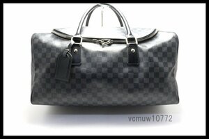 希少美中古■LOUIS VUITTON ダミエグラフィット ロードスター50 レザー ボストンバッグ ルイヴィトン■0502aa804-2