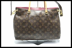 近年モデル希少美中古■LOUIS VUITTON モノグラム パラス レザー 2way ハンドバッグ ルイヴィトン■0502ea758-1