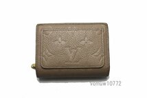 RFIDタグ近年希少美中古■LOUIS VUITTON モノグラムアンプラント ポルトフォイユクレア レザー 2つ折り財布 ルイヴィトン■0509nd35716_画像2