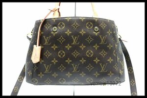 近年モデル希少美中古■LOUIS VUITTON モノグラム モンテーニュBB レザー 2way ハンドバッグ ルイヴィトン■0425ca22071