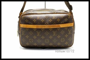 希少中古■LOUIS VUITTON モノグラム リポーターPM レザー ショルダーバッグ ルイヴィトン■0523za817146