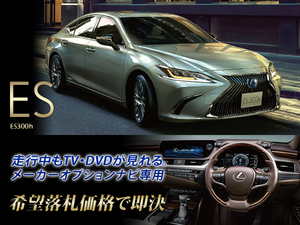  Lexus ES300h H30.11~ во время движения TV просмотр TV*DVD компенсатор установка сооружение производитель опция SD navi для F-SPORT