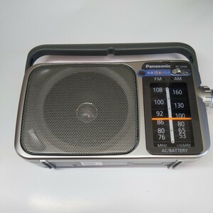 Panasonic ＦＭ/AM 2バンド　レシーバー　ラジオRF-2450-S●数回使用のみ