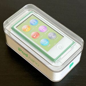 極美品 iPod nano 第7世代 16GB グリーン