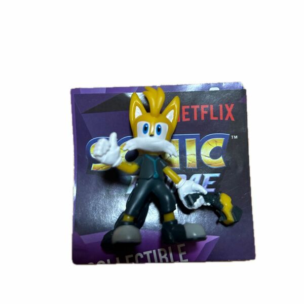 未使用 ソニックプライム コレクタブルフィギュア マスコット ソニック Netflix sonic prime テイルス 