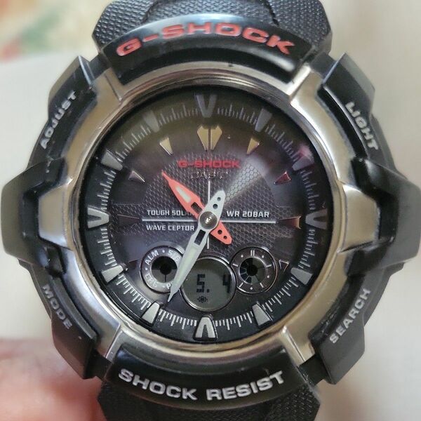 電池新品 CASIO G-SHOCK GW-1500J 電波 ソーラー アナデジ 腕時計 メンズ ブラック 