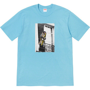 美品 20AW Supreme x ANTIHERO Balcony Tee Mサイズ アンタイヒーロー バルコニー Tシャツ Light Slate スレート マイケル・ジャクソン