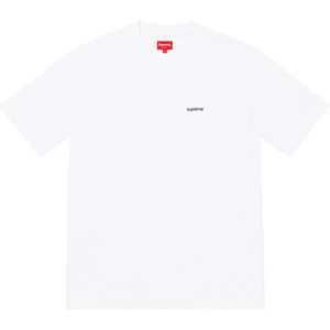 美品 22AW Supreme Pocket Tee Sサイズ ポケット Tシャツ White ホワイト