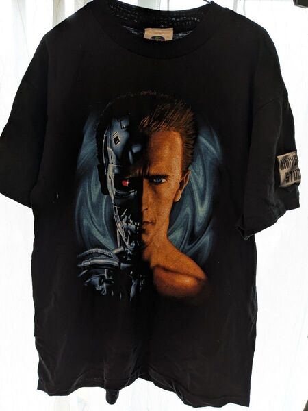 【1990年代・未使用】フロリダユニバーサルターミネーター2初期のTシャツ
