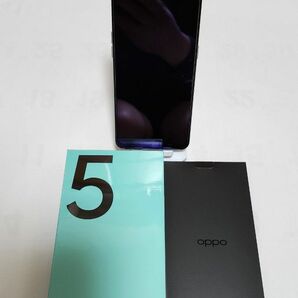 中古美品 OPPO Reno5A アイスブルー ワイモバイル版 Y!mobile ガラスフィルム装着済み