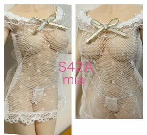 S42AレースWhite／ファイセン／コスチューム／キャミワンピ2点セット　Mia☆