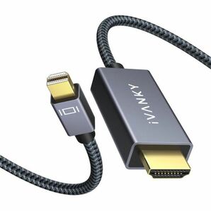 ミニディスプレイポート to HDMI ケーブル Mini DisplayPort 変換ケーブル フルHD1080P対応/2M Thunderbolt to HDMIケーブル