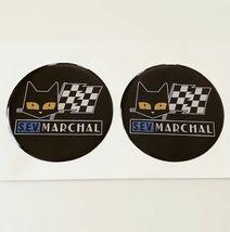 マーシャル MARCHAL ステッカー 黒猫 バイク 車 燃料タンク ドレスアップ HONDAカワサキSUZUKIヤマハ 60mm ブラック 2枚_画像4