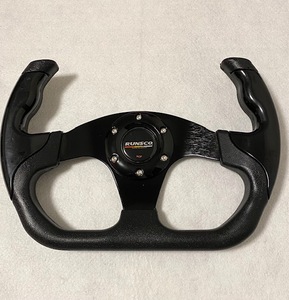  new goods steering gear F1 style yoke type steering wheel C type D type drift sport racing black 