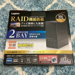 RAID機能搭載　2BAY3.5インチハードディスクケース　6TB×2付き