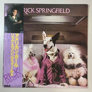 36698★美盤【日本盤】 Rick Springfield / Success Hasn't Spoiled Me Yet ※帯付き