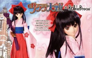 [ новый товар нераспечатанный ] balk s Dollfie Dream подлинный . храм Sakura e licca * phone чай n комплект Sakura Taisen 