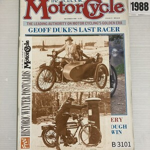 B3101　1988「The CLASSIC MotorCycle」クラシックモーターサイクル　英国旧車雑誌 英国車 旧車　ビンテージ　クラシックカー　自動車