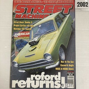  B3137　2002「STREET MACHINE」　ストリートマシン 英国旧車雑誌 英国車 旧車　ビンテージ　クラシックカー　自動車