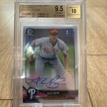 活躍 BGS9.5 ALEC BOHM TOPPS BOWMAN DRAFT AUTO TOPPS CHROME 2018 ボーム_画像1